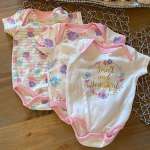 Baby girl onesies 3-6 months